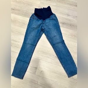 Maternity jeans/ Indigo blue maternity wear